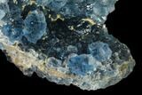 Blue Fluorite Crystal Cluster - China #142615-4